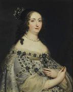Justus van Egmont Portrait of Louise Marie Gonzaga de Nevers painting